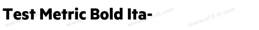 Test Metric Bold Ita字体转换 Test Metric Bold Ita字体转换